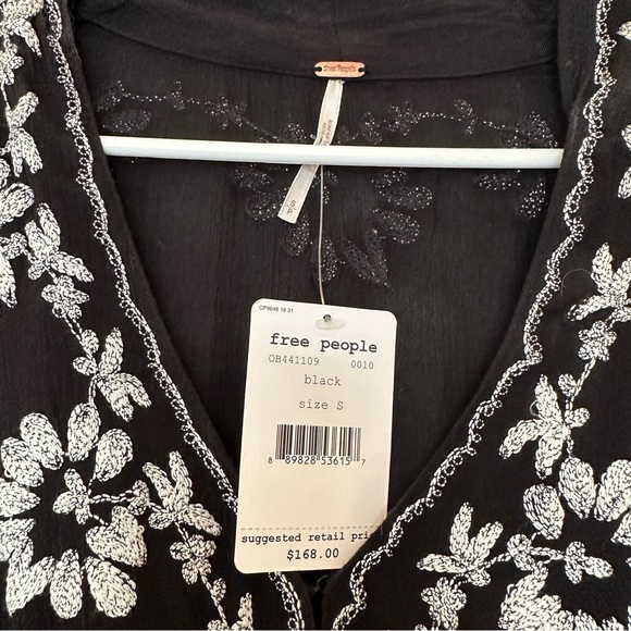 Free People Embroidered Fable Maxi Dress S - Picture 7 of 7